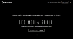 Desktop Screenshot of becmediagroup.com